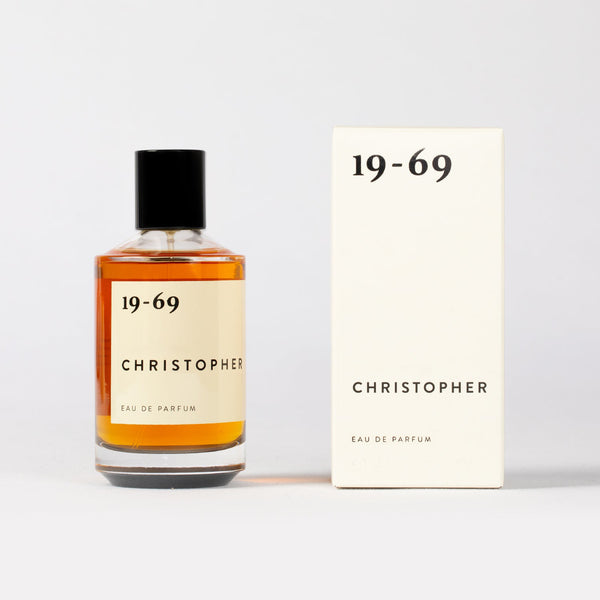 19-69 Christopher Eau de Parfum 100ml Product and Box